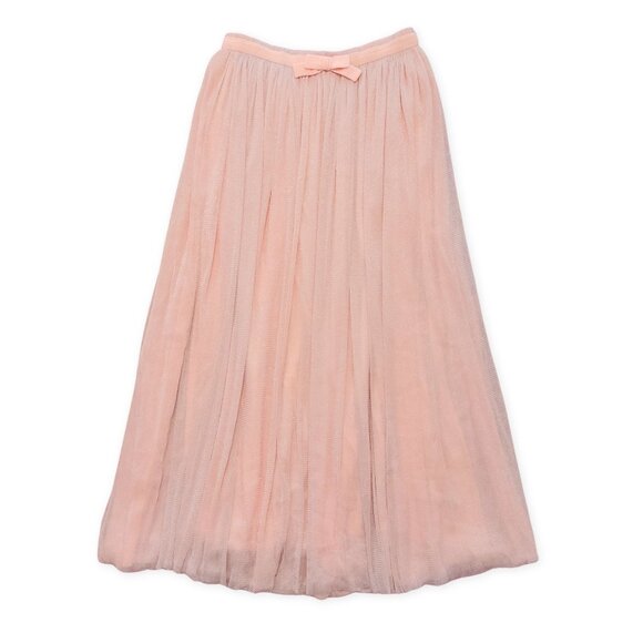 Cherokee Skirt - Girls Size 14/16 - Pretty Blush Pink Mesh A-Line Midi with Bow - Picture 1 of 6